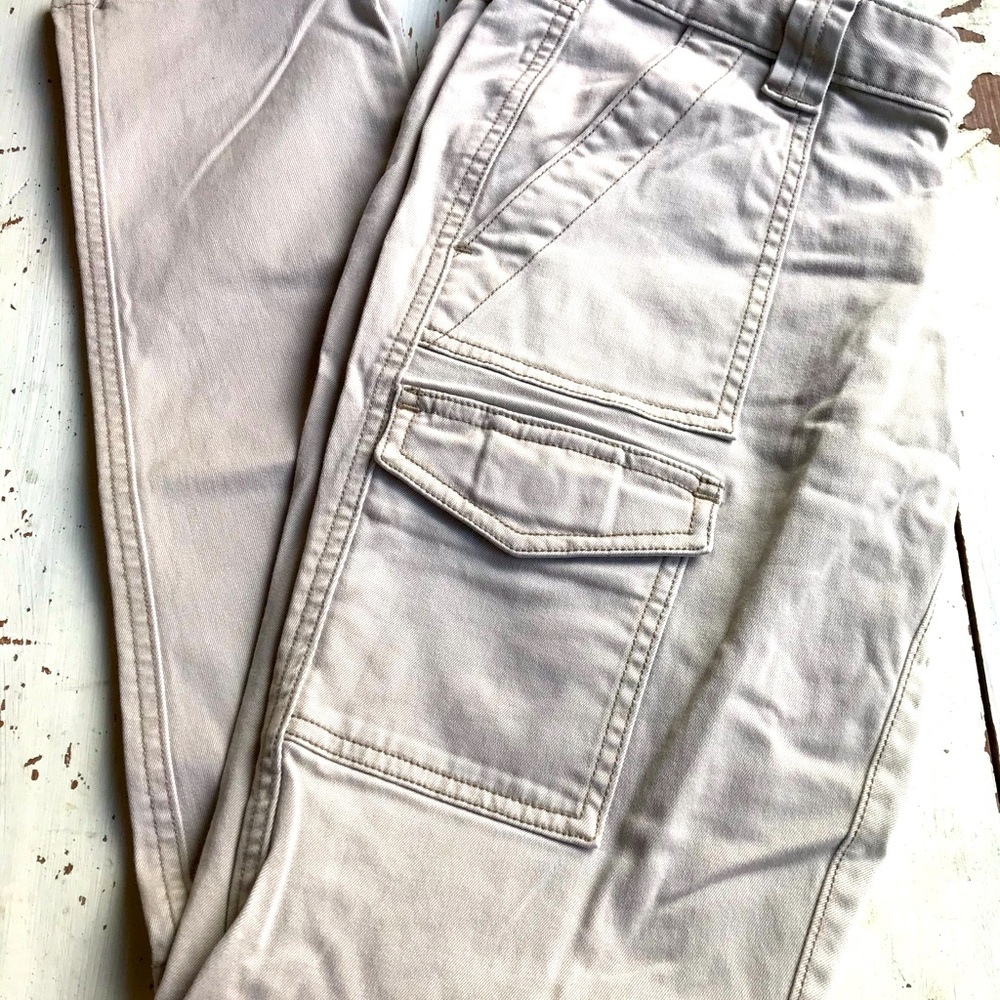 Anne Taylor Loft Khaki Cargo Pants